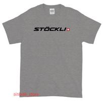 Nauji STOCKLI Logotipas Vyriški Juokingi Marškinėliai JAV Dydis S-XXL S