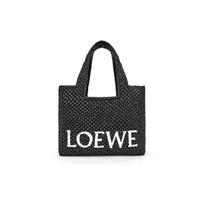 Loewe Removable Adjustable Shoulder Strap Tote Bag Women Tote Bags Black A685B59X01-1100 Basic Set (Bag+Dust Bag)