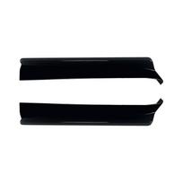 2X 2015 To 2021 For Subaru Impreza WRX STI VA Car Rear Bumper Lip Aprons Spats Splitters Diffuser Canard Protector By ABS Gloss Black