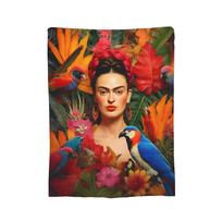 Mexico  Artist F-Frida K-Kahlo Flannel Blankets  Awesome Throw Blanket for  Sofa Bedding Lounge Plush Thin Quilt, 75x90cm