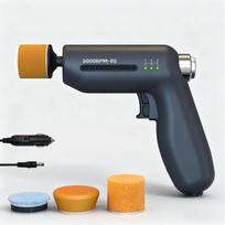 12V Mini Polisher and Buffer Kit for Cars - 3 Speed Dual Action Car Polisher with 3 Pads for Detailing, Waxing & Scratch Removal Scratch Vehicle juoda