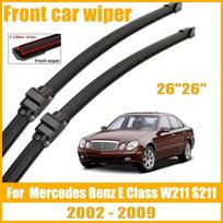 For Mercedes Benz E Class W211 S211 2002-2009Wiper Front Wiper Blades Windshield Windscreen Window Brush 26 +26  Car Accessories 2pcs