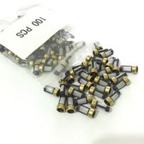 100 vnt. universalus kuro purkštuko mikro filtras 12*6*3mm krepšelio filtras kuro purkštuko filtras Bosch kuro purkštukams