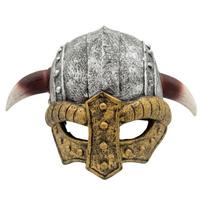 Medieval Vikinges Age Horned Vikinges Helmets Plastic Berserkers Soldier Warrrior Hat Toy Halloween Cosplay Costume Kids 1