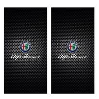Automobilio B statramsčio lipdukas Vinilinis Vandeniui atsparus „Pasidaryk pats“ Automobilio durų statramsčio lipdukai Alfa Romeo Stelvio Volante 147 156 159 Mito Brera Giulietta black