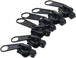 6Pcs Black Universal Instant Fix Repair Kit Replacement Zip Slider Teeth Design Arts, Crafts and Sewing