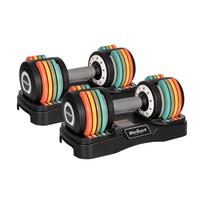 Rebel Active automatiškai reguliuojami ketaus svarmenys, rinkinys 2x10 kg, žingsnis po 1 kg, REBEL ACTIVE | RBA-2335 | 5901890133135