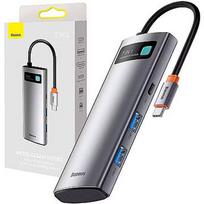 Baseus Metal Gleam Series 7in1 Multifunctional USB-C HUB Docking Station WKWG020113