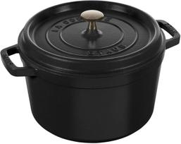Staub Puodas La Cocotte aukštas iš ketaus juodos spalvos 4,8 l