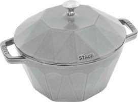 Staub Puodas La Cocotte deimantas 2,8 l, pilkas