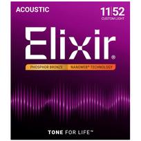 Elixir Strings 16027 Phosphor Bronze Custom Light NW – akustinės gitaros stygos (11–52)