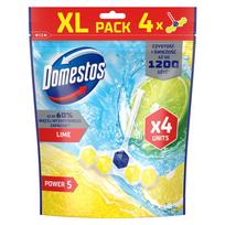 WC valiklis – gaiviklis Domestos POWER5 Citrus, 4 vnt.