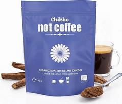 "Chikko Not Coffee" ekologiška cikorijų kava - tirpios kavos alternatyva be kofeino, be pridėtinio cukraus, 100% europietiški ingredientai, be priedų ir cheminių medžiagų, 150g