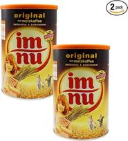 2 pakuotės "No Time Original", salyklo kava, be kofeino ir mažai kalorijų, 2 x 200 g, tirpi kava, tirpūs milteliai, kava, kavos milteliai, kava vaikams, GDR, Mucke