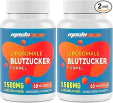Liposominis berberino papildas 1500mg (2 pakuotės) - didelės berberino HCL dozės, antioksidantas AMPK aktyvatorius, puikiai įsisavinamas, be glitimo ir sojos, 60 kapsulių