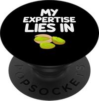 Mano kompetencija - pistacijų riešutai Sėklos Sveiki baltymai "PopSockets" su keičiama "PopGrip" rankena