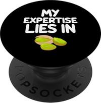 Mano kompetencija - pistacijų riešutai Sėklos Sveiki baltymai "PopSockets" su keičiama "PopGrip" rankena