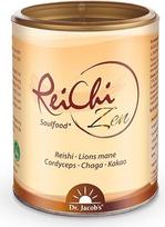 ReiChi Zen by Dr. Jacob's | Grybų kava su 70 % grybų: Reishi, Chaga, Cordyceps ir Lions Mane | Grybų kava | Kofeinas iš guaranos | Magnis nervams ir psichikai* | Be priedų | 150 g