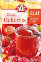 RUF "Gelierfix" 2:1 veganiška želė medžiaga uogienėms, džemams ir drebučiams konservuoti ir želė, be glitimo