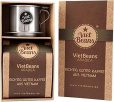 VietBeans 100% Arabica maltos kavos dovanų rinkinys - Espresso pupelės, mažai rūgšties - vaisinė Highland kava su karamelės ir medaus natomis - šiek tiek kartaus saldumo - Poison Set Ground