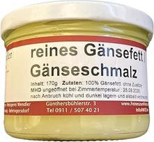 Žąsų taukai stiklinėje, pagaminti Frankonijos amatininkų skerdykloje (165 g)