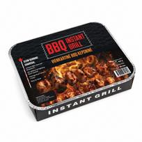 Vienkartinė kepsninė BBQ Instant Grill, su medžio anglies briketais, 60 min., 270x220x50 mm