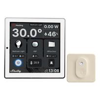 Išmanių namų valdymo ekranas Shelly Wall Display HT (baltas, 4", Wi-Fi, Bluetooth, 5A relė)