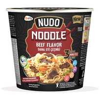 Greitai paruošiami makaronai jautienos skonio NUDO (indelyje) , 60g