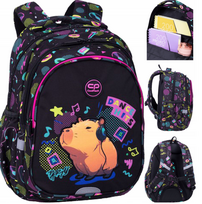 CoolPack mokyklinė kuprinė mergaitėms su kapibara