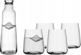 LyngbyGlas Karafina viskiui Zero 1,1 l su stiklinėmis, 5 dalių rinkinys