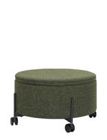 Hübsch - Contain Pouffe - Pufas - Žalia