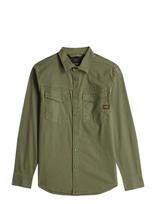G-Star - Dakota Slim Shirt L\S - Laisvalaiko marškiniai - Chaki spalva