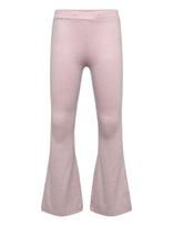 Lindex - Trousers Flare Lurex Rib - Kelnės - Rožinė