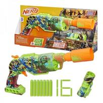 Hasbro NERF Zombie Driller šautuvas ir taikiklis + 16 putų kulkų ZA6190