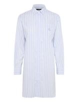 Lauren Ralph Lauren Homewear - Lrl L/S Roll Tab His Sleepshirt - Naktiniai marškiniai - Mėlyna