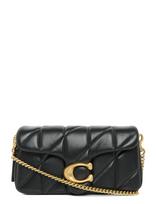 Coach - Quilted Leather Tabby Chain Crossbody 19 - Rankinė per petį - Juoda