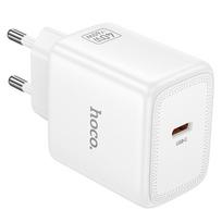 Telefonų GaN kroviklis Hoco USB C PD AVS 40W max 60W N83 baltas