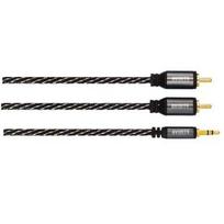 Laidas Avinity 2 RCA - 3,5mm, 1.5 m, black/gray