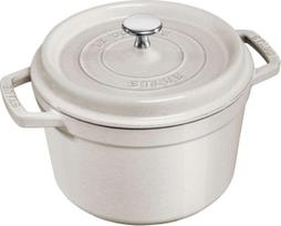 Staub Puodas La Cocotte aukštas, 4,8 l, trumų spalvos, ketaus