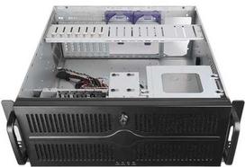 Chieftec UNC-409S-B-OP, Stovas, Juoda, ATX, micro ATX, SECC, 4U, 14 cm