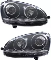MTuning chromo halogeninių lempų rinkinys VW GOLF V 2003-2008 m