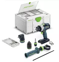 Festool akumuliatorinis smūginis gręžtuvas-atsuktuvas QUADRIVE TPC 18/4 I-Basic-Set, be akumuliatoriaus ir įkroviklio