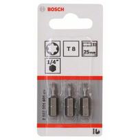 Atsuktuvų antgalių komplektas Bosch 2607001648, T10, 89 mm, 1/4"
