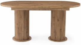 Valgomojo stalas išskleidžiamas Kalune Design Gusto, riešuto sp., 180 - 216 cm x 90 cm x 77 cm