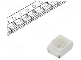 LED | UV | Case (mm): 3528 | 120° | 100mA | 390÷400nm | 3.1÷3.6VDC | SMD