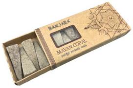 Ancient Wisdom Banjara piramidės smilkalų kūgiai – Majų kopalas, meditacijai (10 vnt)