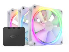 NZXT F120 RGB Triple Pack 120x120x26 (white, 3-pack including RGB  AND  Fan Controller)