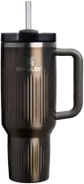 Gertuvė Stanley The Quencher H2.0 Fluted Tumbler | 1,18 L | Rusvai pilka | Su šiaudeliu