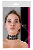 Cottelli accessoires Embroidered Choker+Rhinestones Seksuali juvelyrika