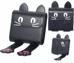 Dėklas LoveInstant Dėklas Futerał Na Zdjęcia Instax Square Mini Do Fuji Sq1 Sq6 99 41 40 12 11 / Juodas Kotek